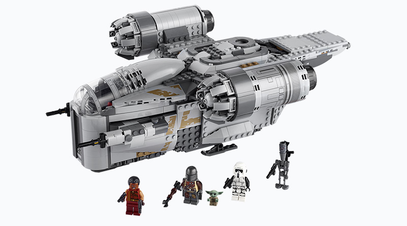 LEGO Star Wars 75292 The Mandalorian Bounty Hunter Transport in stock at Amazon