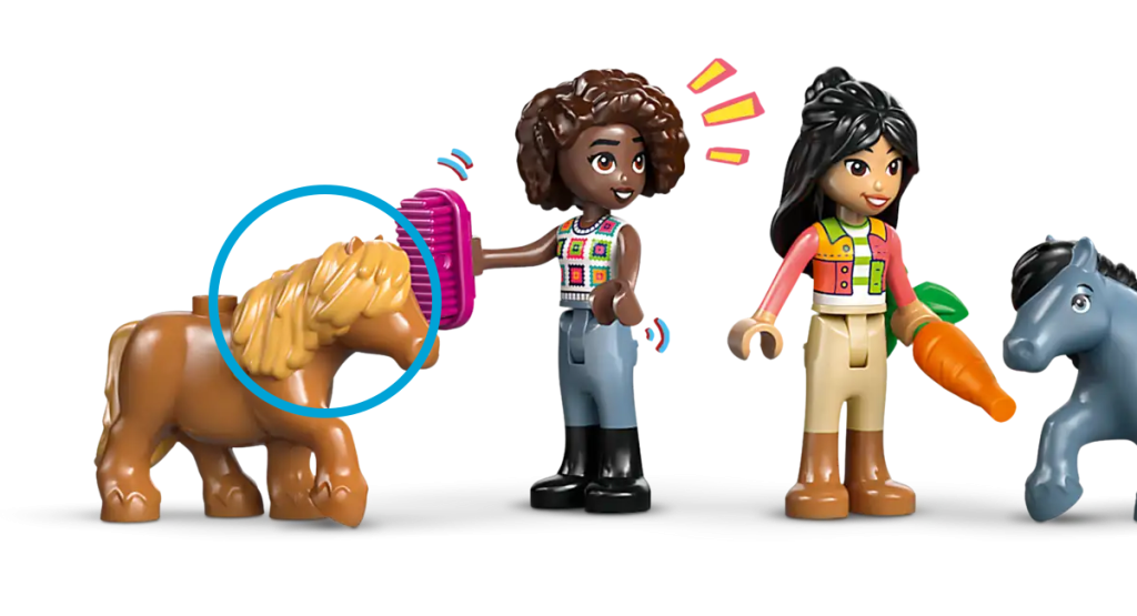 LEGO Friends 42654 Pony Ranch Stable horse new colour ochre yellow 1024x555