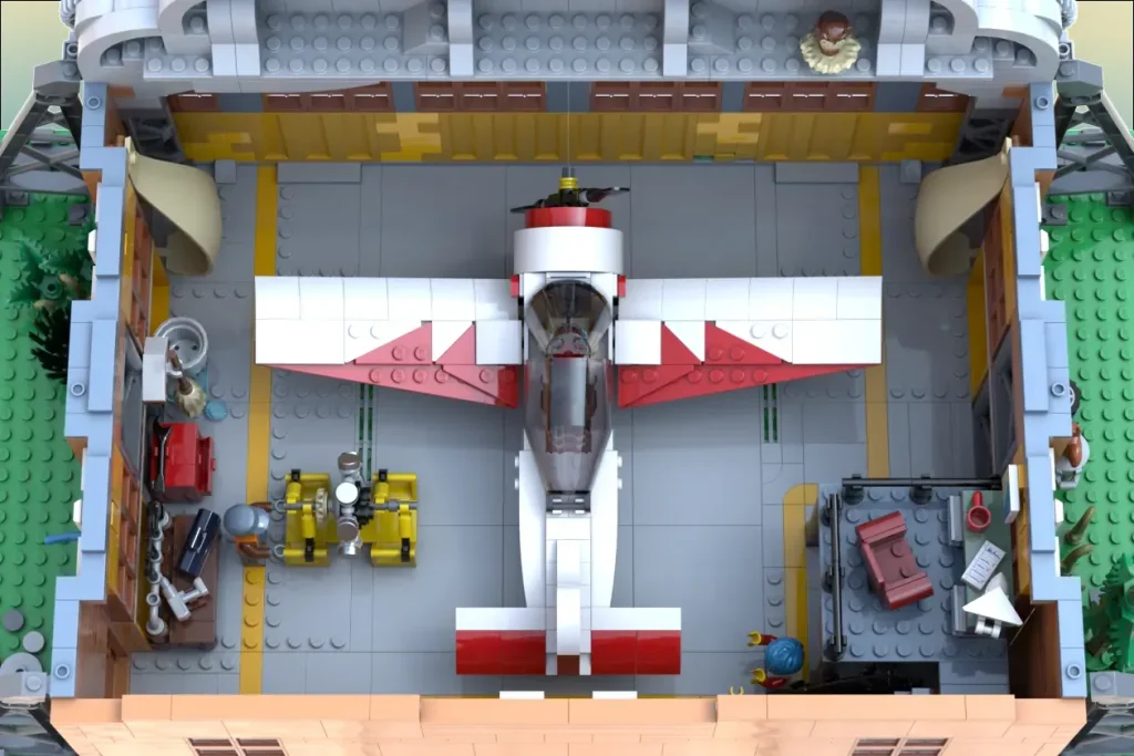 LEGO Ideas Old Flying Club Hangar 6 1024x683